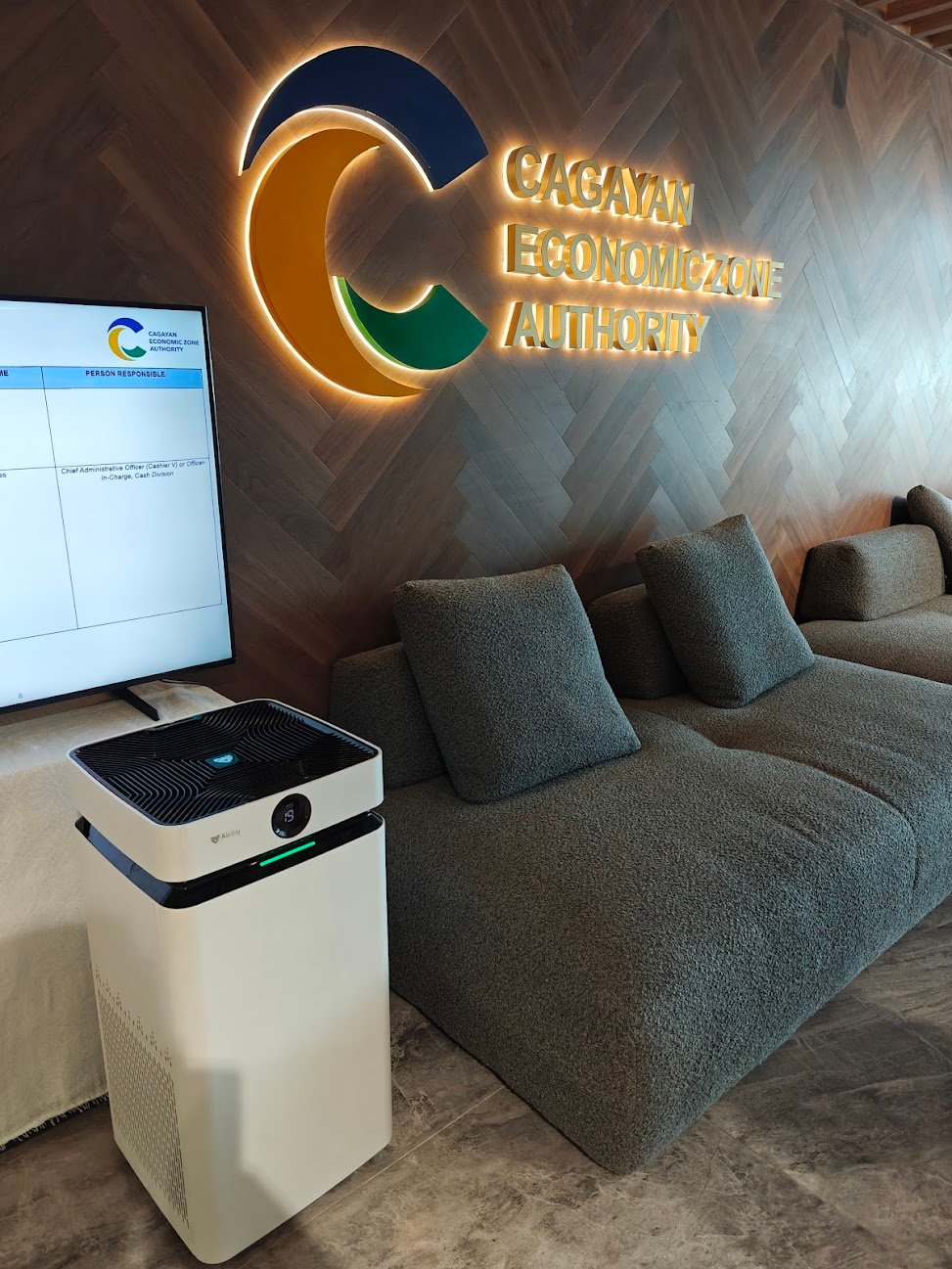 Government facility in Makati with Airdog