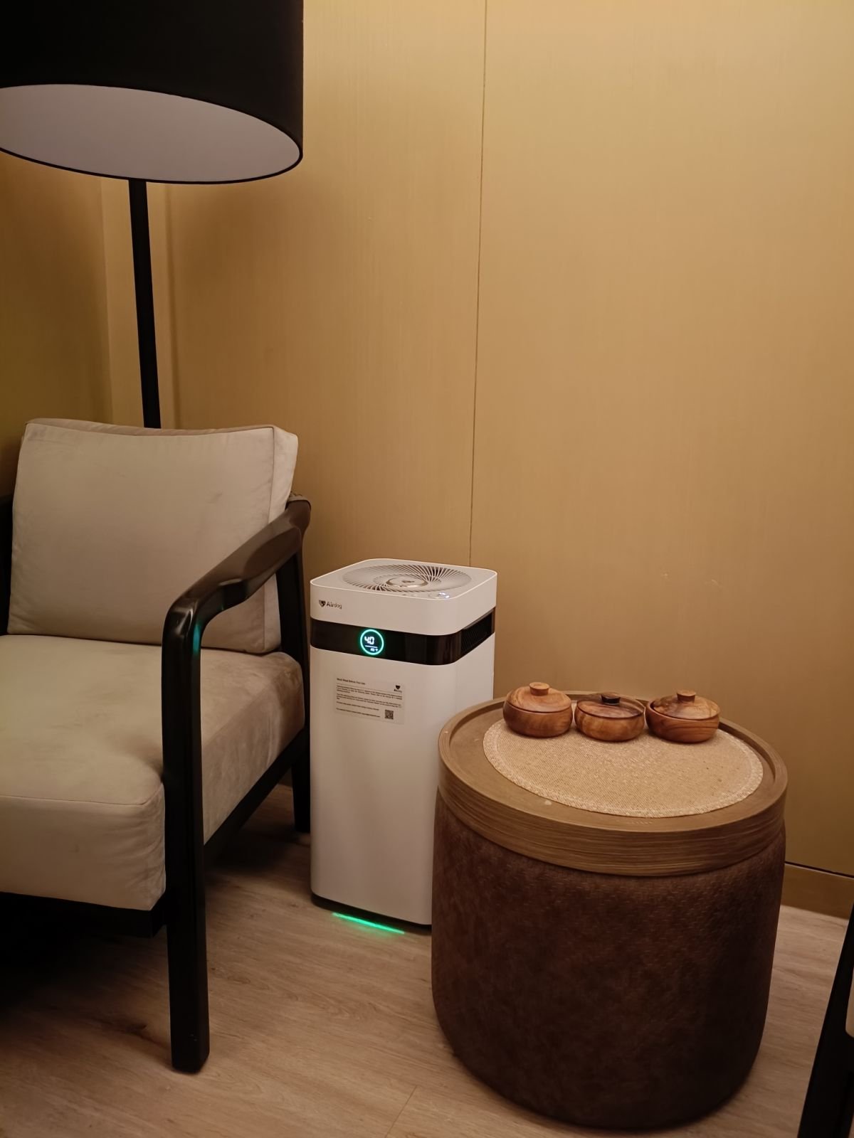 Five-star hotel executive lounge with Airdog