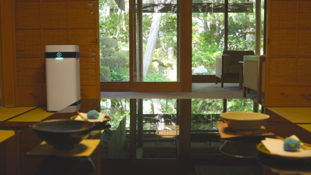 Suimeikan Ryokan guest room with Airdog